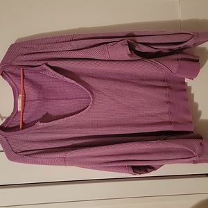 Free People We The Free Buttercup Thermal Pullover Top Size M